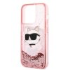 Karl Lagerfeld KLHCP14XLNCHCP iPhone 14 Pro Max 6,7 różowy/pink hardcase Glitter Choupette Head